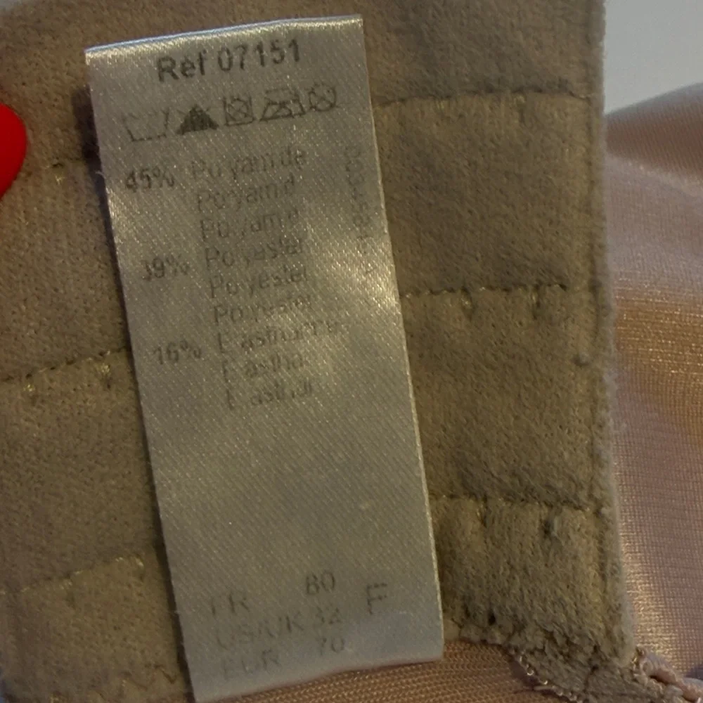 Empreinte 32F Cassiopee 07151 Embroidered French Lace Unlined Bra Rose Savauge - Picture 16 of 16